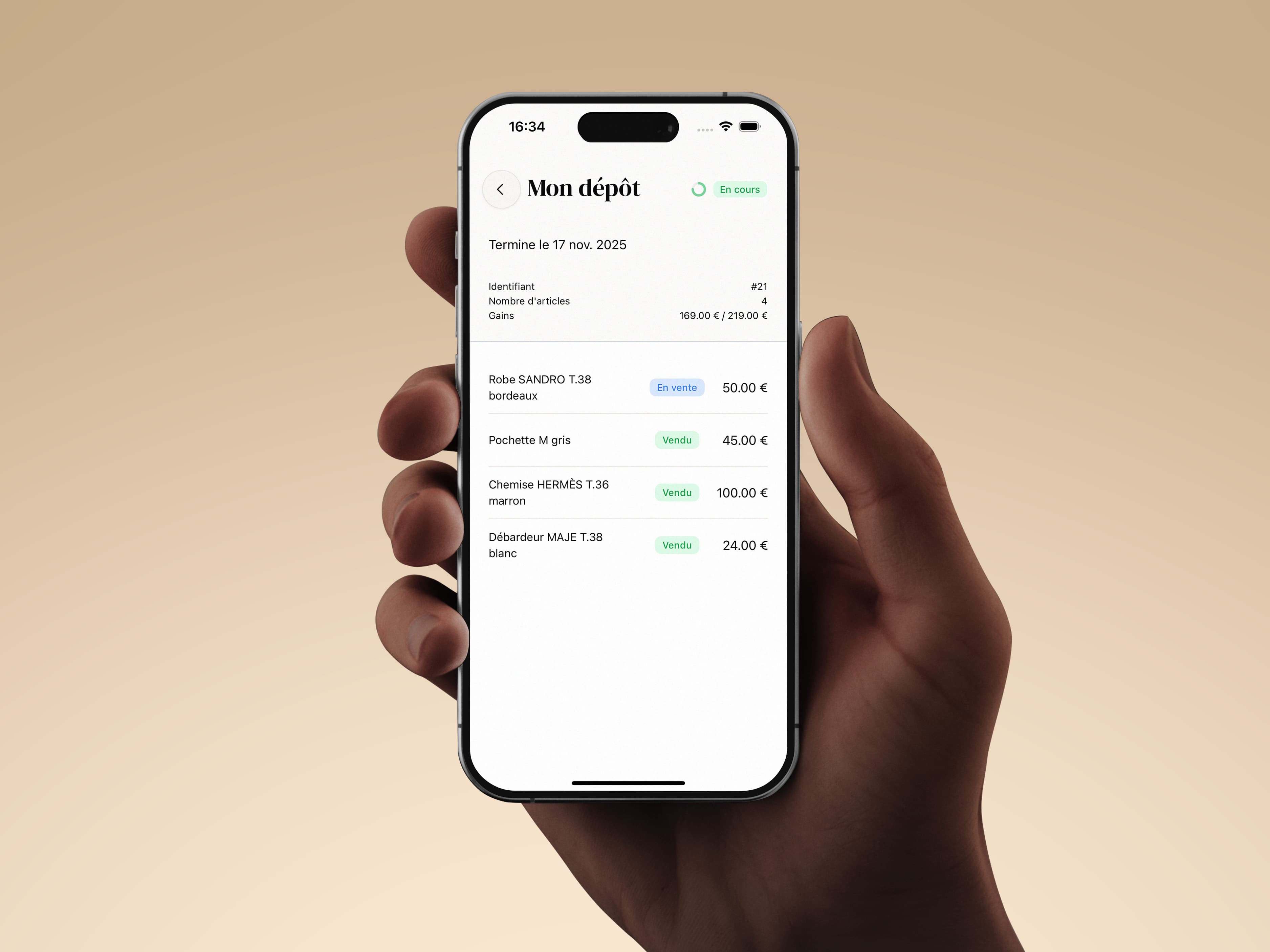Une application mobile