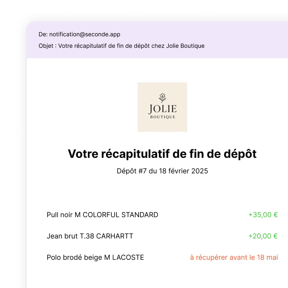 Tenez vos déposants au courant